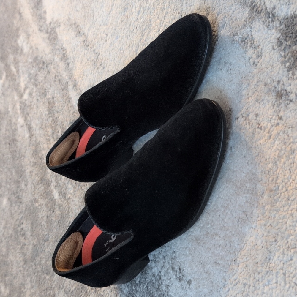 Black Velvet Dress Loafers